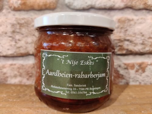 Aardbei-rabarberjam 't Nije Eskes