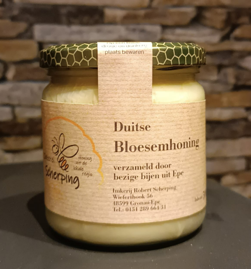 Creme Honing uit de streek (Twnte) 500gr.
