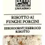 Risotto al funghi porcini