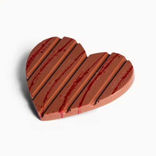 Bonbon hart caramel flakes