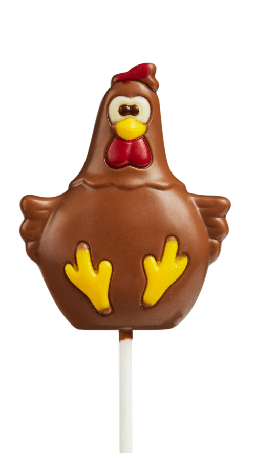 chocolade lollie kip