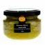 Groene olijven tapenade met zwarte peper en kurkuma