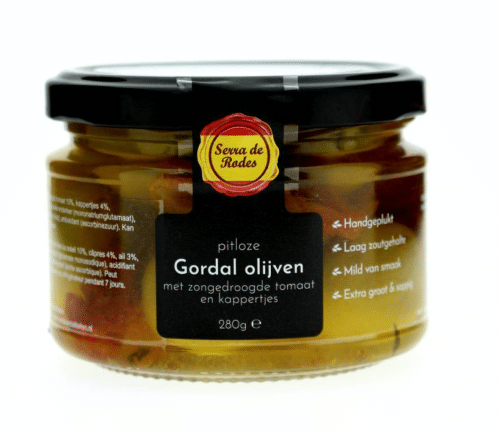 Olijven zongedroogdetomaat/kapertjes Serra de Rodes