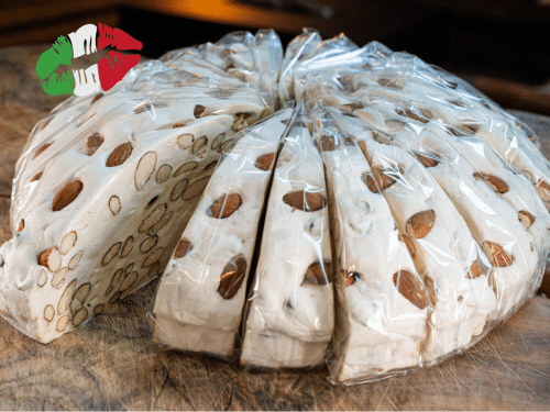 Zachte Nougat punt Italie Amandel