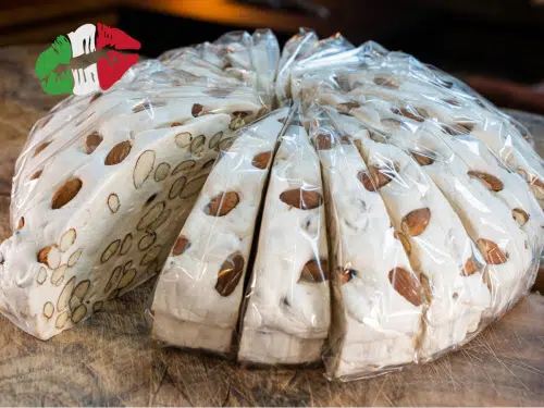 Zachte Nougat punt Italie Amandel