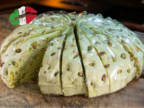 Zachte Nougat punt Italie pistache