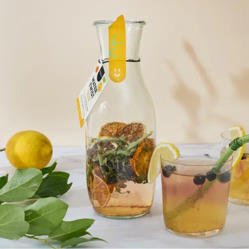 Tafelwater Pineut Citrus Munt Blauwe bes