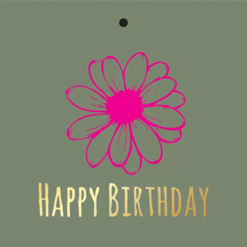 Wenskaartje happy birthday