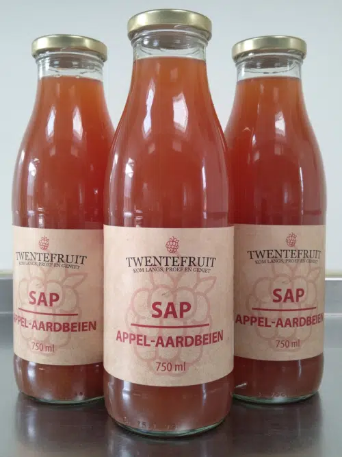 Appel-aardbeien sap Twentefruit